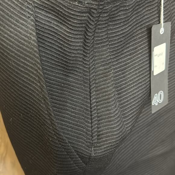 Vintage NWT Umberto Ginocchietti Midi Black Skirt - Picture 4 of 7